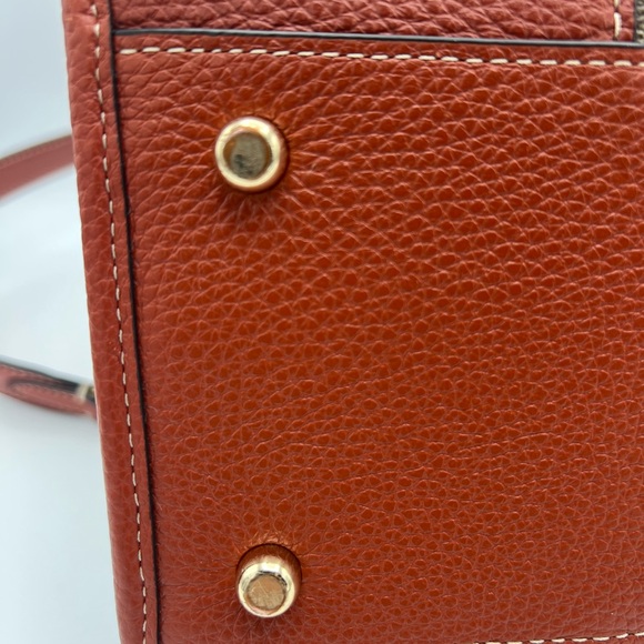 Coach Brown and Tan Signature Handbag - Picture 7 of 9